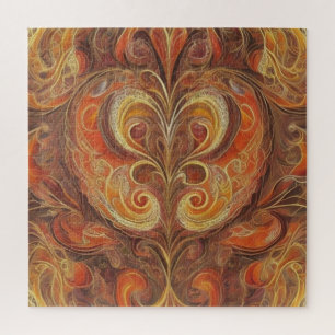 Herbstfarbe der Wirbel Puzzle