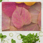 Herbstfarbe des Waldes Pansy Redbud gefallen Handtuch (Gefaltet)