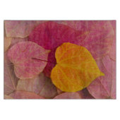 Herbstfarbe des Waldes Pansy Redbud gefallen Schneidebrett (Vorderseite)