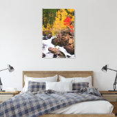 Herbstfarbe entlang Bischof Creek, CA Leinwanddruck (Insitu (Schlafzimmer))