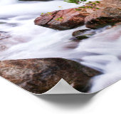 Herbstfarbe entlang Bischof Creek, CA Poster (Ecke)