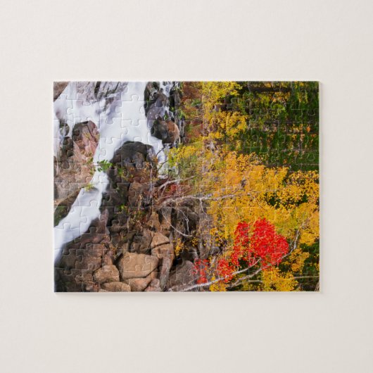 Herbstfarbe entlang Bischof Creek, CA Puzzle (Horizontal)