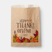 Herbstfarbe | ERNTEDANK Geschenktütchen (Vorderseite)