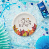 Herbstfarbe | Friendsgiving Paper Plate Pappteller (Party)