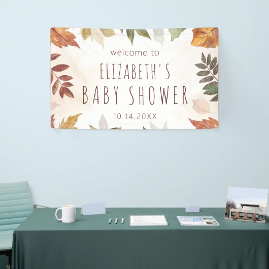 Herbstfarbe Herbst Begrüßungszeichen Banner (Messeveranstaltung)