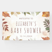 Herbstfarbe Herbst Begrüßungszeichen Banner (Horizontal)