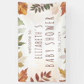 Herbstfarbe Herbst Begrüßungszeichen Banner (Vertikal)