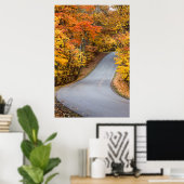 Herbstfarbe im Braunen Landkreis Staat Park Poster (Heimbüro)
