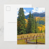 Herbstfarbe im ländlichen Raum Postkarte (Vorne/Hinten)
