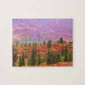 Herbstfarbe im Nationalpark Denali Puzzle (Horizontal)