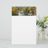 Herbstfarbe im Ohiopyle Staat Park Briefpapier (Stehend Vorderseite)
