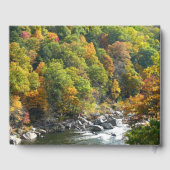 Herbstfarbe im Ohiopyle Staat Park Gästebuch (Rückseite)