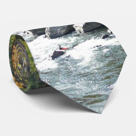 Herbstfarbe im Ohiopyle Staat Park Krawatte (Gerollt)