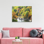 Herbstfarbe im Ohiopyle Staat Park Leinwanddruck (Insitu (Wohnzimmer))