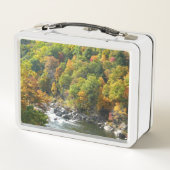 Herbstfarbe im Ohiopyle Staat Park Metall Brotdose (Rückseite)