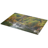 Herbstfarbe im Ohiopyle Staat Park Schneidebrett (Ecke)