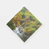 Herbstfarbe im Ohiopyle Staat Park Serviette (Ecke)