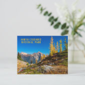 Herbstfarbe in Nordkaskaden Postkarte (Stehend Vorderseite)