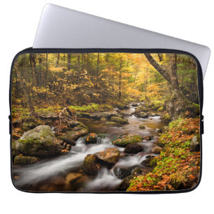 Herbstfarbe Jefferson Brook White Mountains Laptopschutzhülle