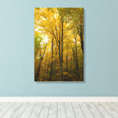 Herbstfarbe, Michigan Leinwanddruck (Insitu (Holzboden))