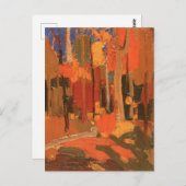Herbstfarbe von Tom Thomson Postkarte (Vorne/Hinten)