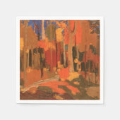 Herbstfarbe von Tom Thomson Serviette (Vorderseite)