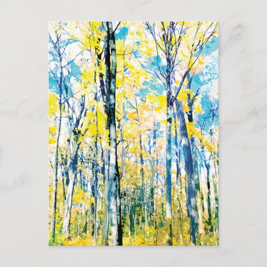 Herbstfarben 2: Couleurs de l'automne 2 Postkarte (Vorderseite)
