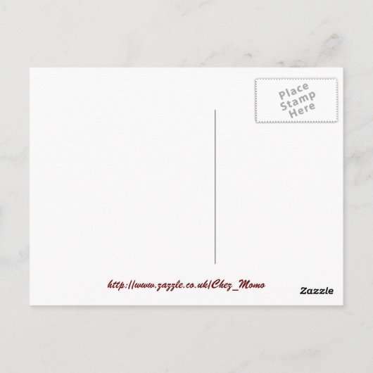 Herbstfarben 4 postkarte (Rückseite)