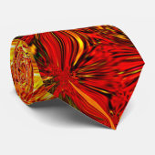 Herbstfarben Abstrakt Krawatte (Gerollt)