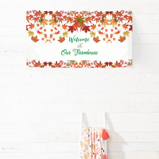 Herbstfarben Ahornblättergarten Herbst Banner (InSitu)