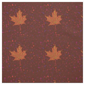 Herbstfarben Ahornleaf Botanischer Zeichn Stoff (Muster)
