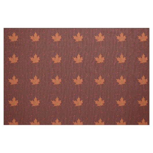 Herbstfarben Ahornleaf Botanischer Zeichn Stoff (Fat Quarter (45,7 x 55,9 cm))