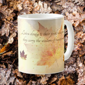 Herbstfarben Ahornleaf Soft Herbst Inspiration Kaffeetasse