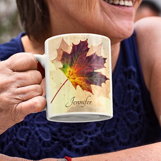 Herbstfarben Ahornleaf Soft Herbst Inspiration Kaffeetasse