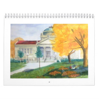 Herbstfarben am Bibliothekspark Kenosha Wisconsin Kalender