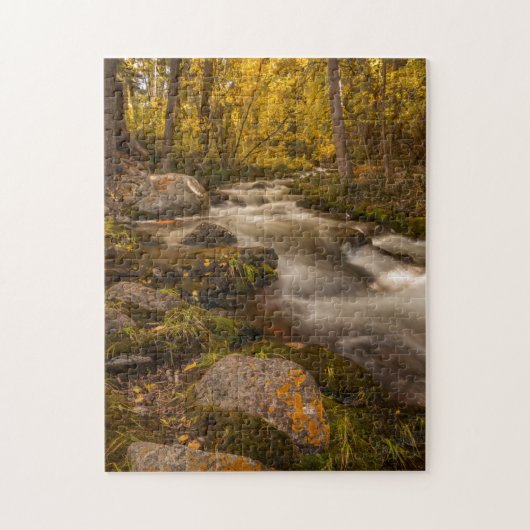 Herbstfarben am Crestone Creek Puzzle (Vertikal)