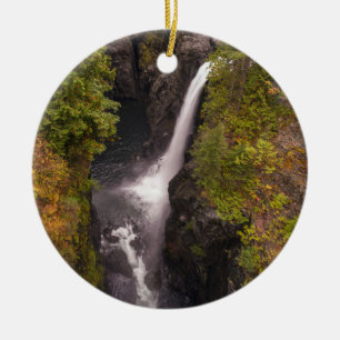 Herbstfarben an den Elchfällen Keramik Ornament