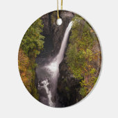 Herbstfarben an den Elchfällen Keramik Ornament (Links)
