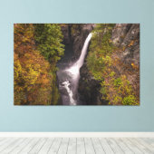 Herbstfarben an den Elchfällen Leinwanddruck (Insitu (Holzboden))