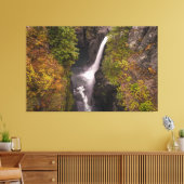 Herbstfarben an den Elchfällen Leinwanddruck (Insitu (Wohnzimmer))