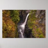 Herbstfarben an den Elchfällen Poster (Vorne)