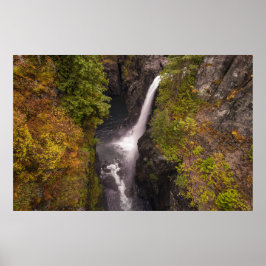 Herbstfarben an den Elchfällen Poster