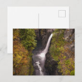 Herbstfarben an den Elchfällen Postkarte (Vorne/Hinten)