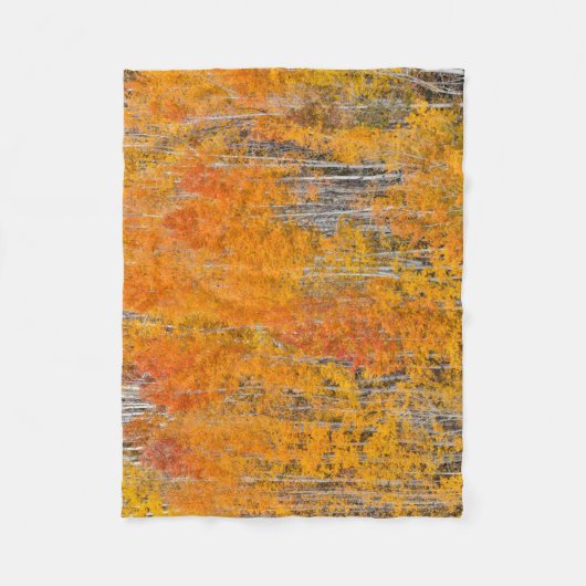 Herbstfarben auf Aspen Groves Fleecedecke (Vorderseite)