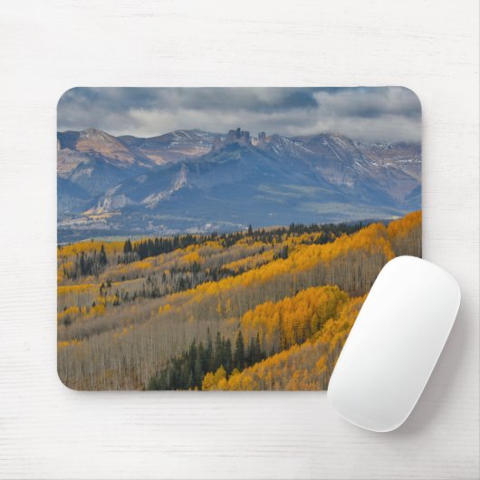 Herbstfarben auf Aspen Groves Mousepad (Mit Mouse)
