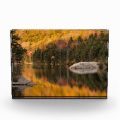 Herbstfarben auf dem Biberteich Fotoblock (Vorderseite)