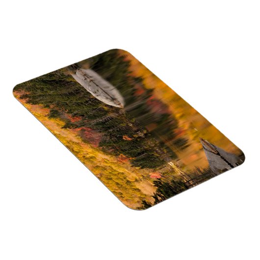 Herbstfarben auf dem Biberteich Magnet (Rechte Seite)