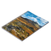 Herbstfarben auf der Landschaft Notizblock (Linke Seite)