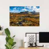 Herbstfarben auf der Landschaft Poster (Heimbüro)