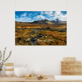 Herbstfarben auf der Landschaft Poster (Küche)